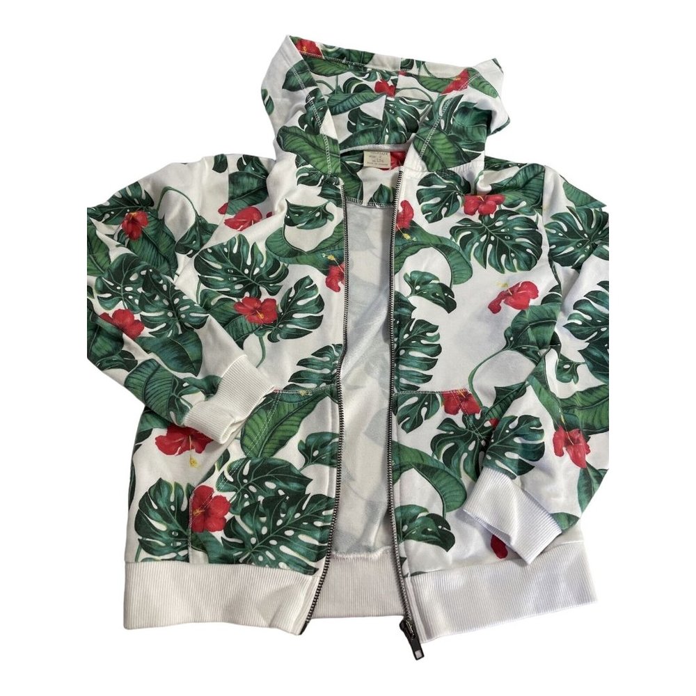 Zara Girls Jungle Hoodie Size US 9 Eur 134 - Picture 4 of 10